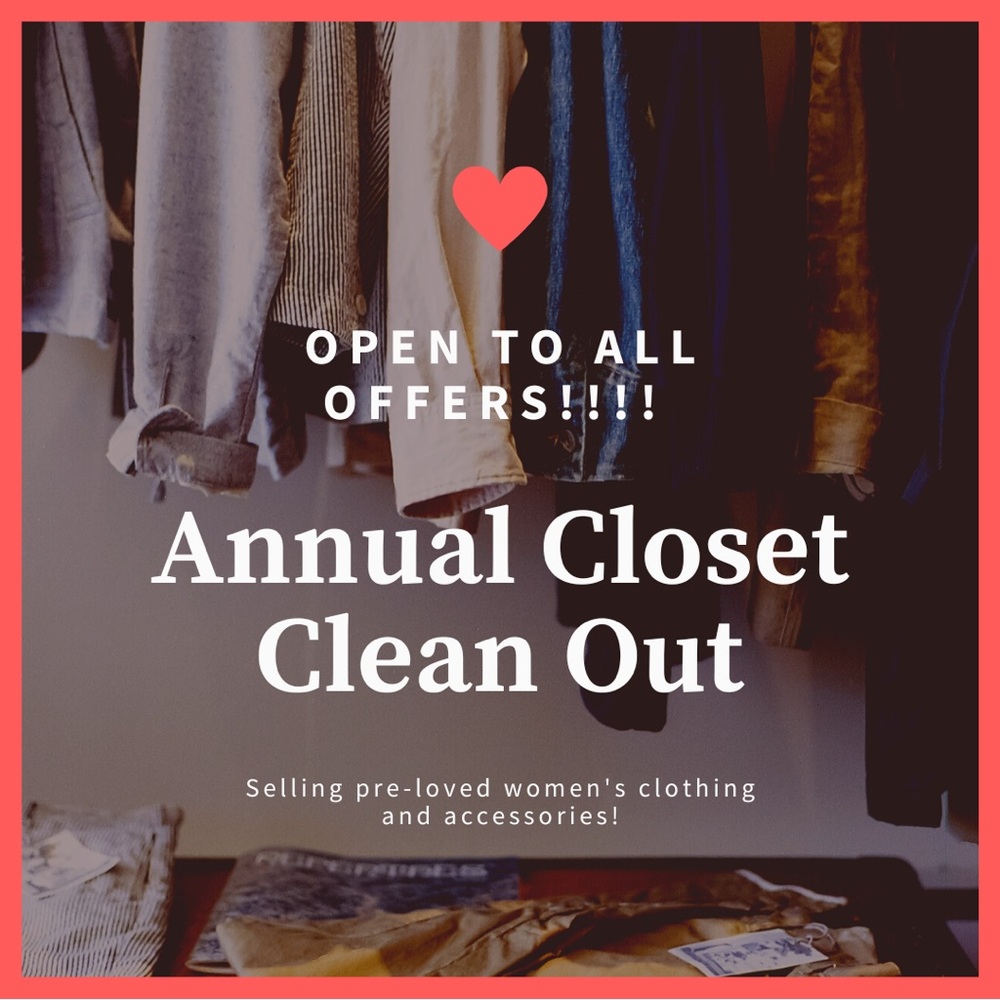 Closet clean out